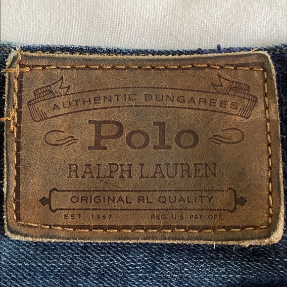 Polo by Ralph Lauren Sullivan Slim Button Fly Dark wash jeans Size 31 / 32 - Picture 13 of 16